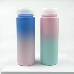 750ml Tirtan water bottle does not contain PBA and is made of high temperature resistant material with colorful gradient